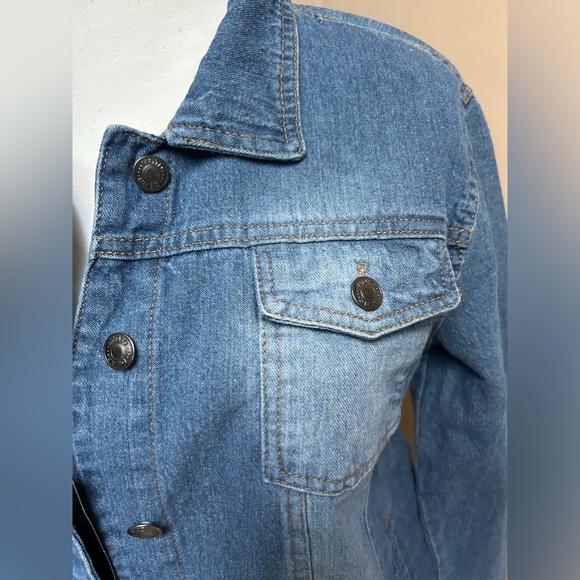 NWT Moto Gear Denim Jacket - Picture 6 of 8